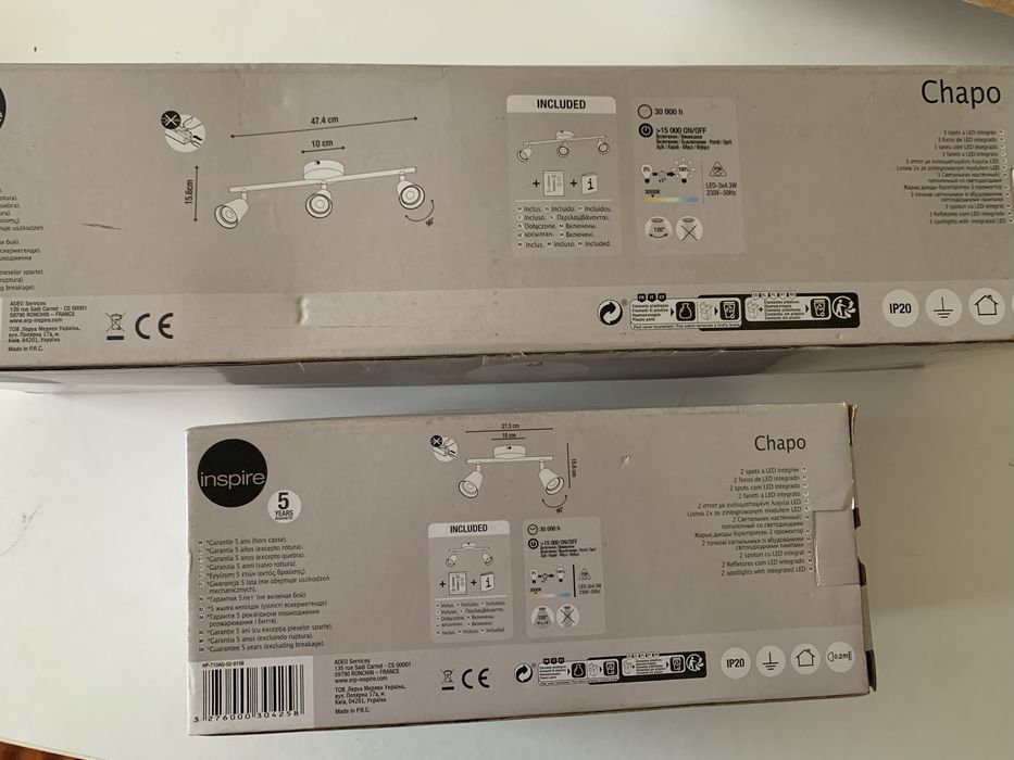 Candeeiro / regua de teto