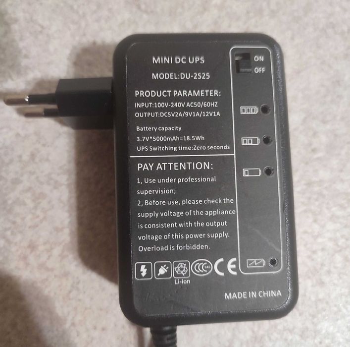 Powerbank Ups Дбж Ибп для Wi-Fi роутера модема камери спостереження