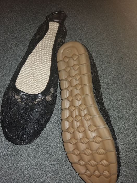 Balerinki koronkowe nowe