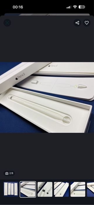 Apple Pencil 1 New. Оригінал