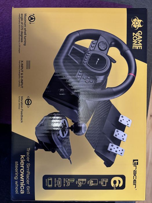 Kierownica Tracer SimRacer 6w1