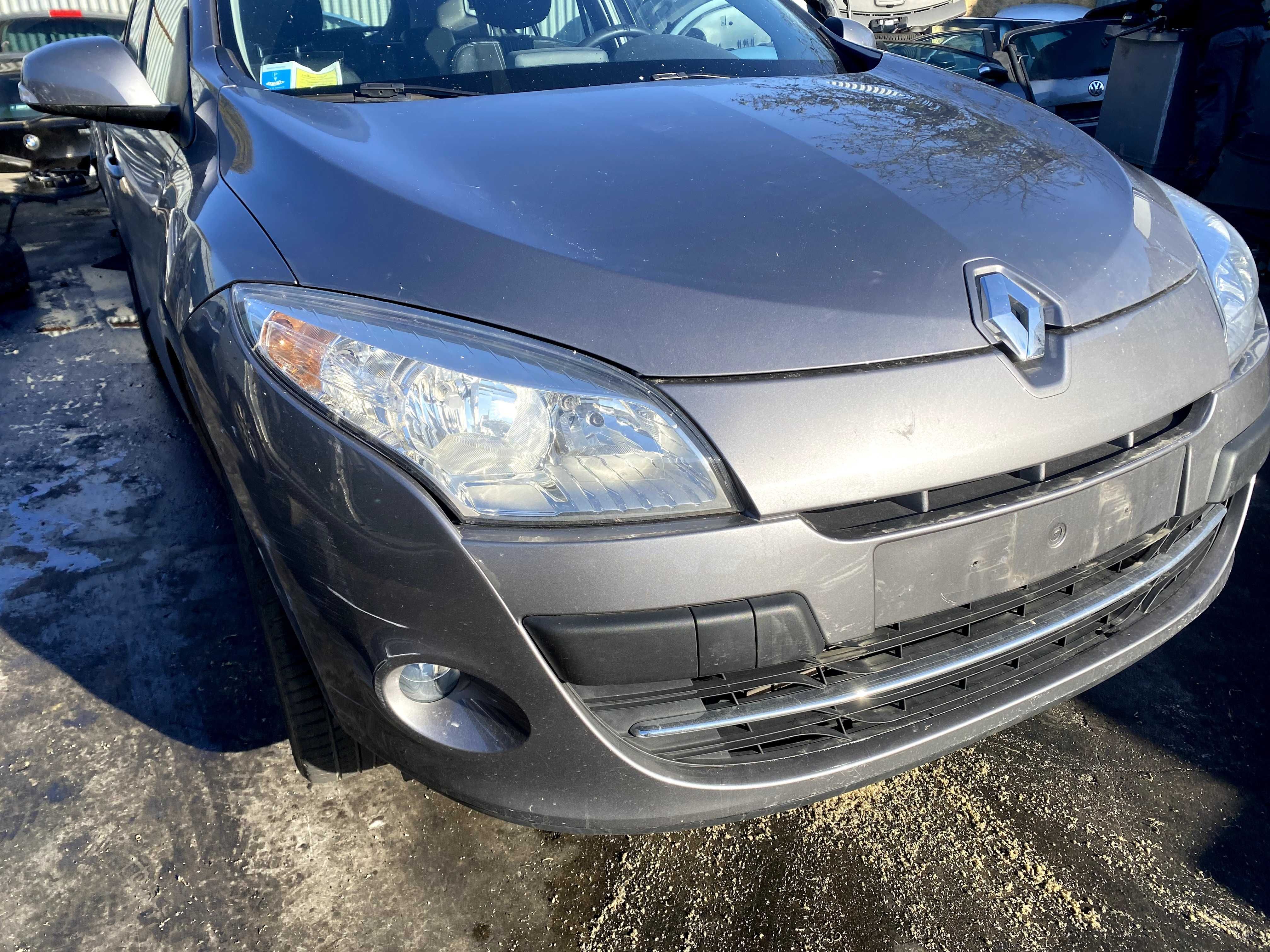 Renault Megane III TEKNG KPL przód maska zderzak błotniki lampy eur