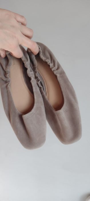Zamszowe baleriny H&M premium rozm 40
