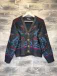 Sweter Kardigan Damski Rozpinany Wełniany Wełna Vintage