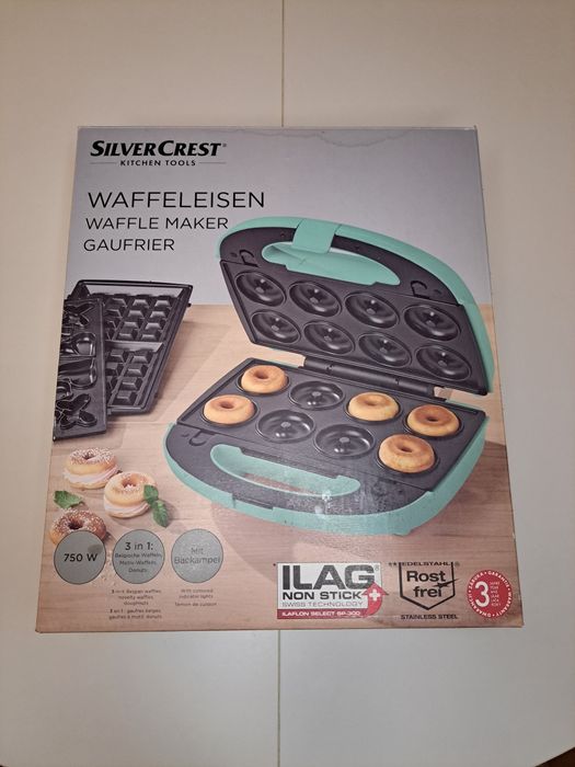 SILVERCREST® KITCHEN TOOLS Gofrownica z wymiennymi płytkami SWEW 75 0