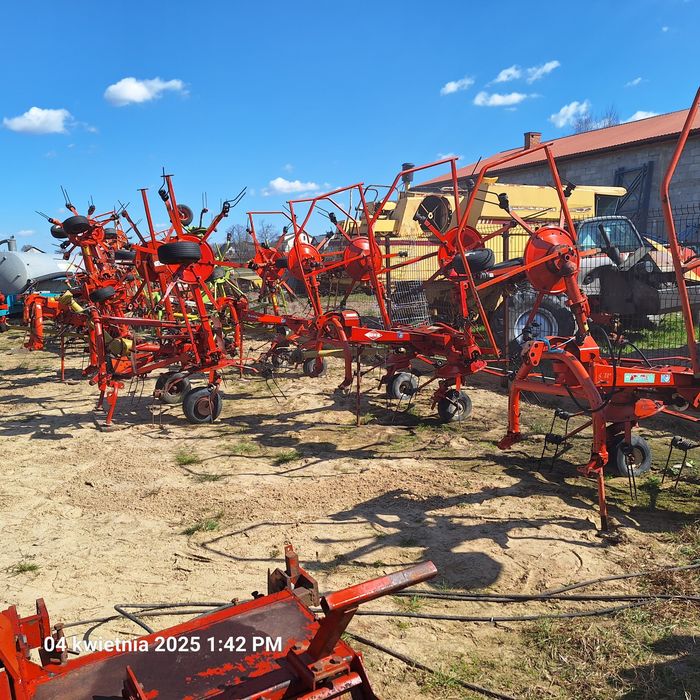 Przewracarka przetrząsarka kuhn zgrabiarka pz pottinger fella claas pa