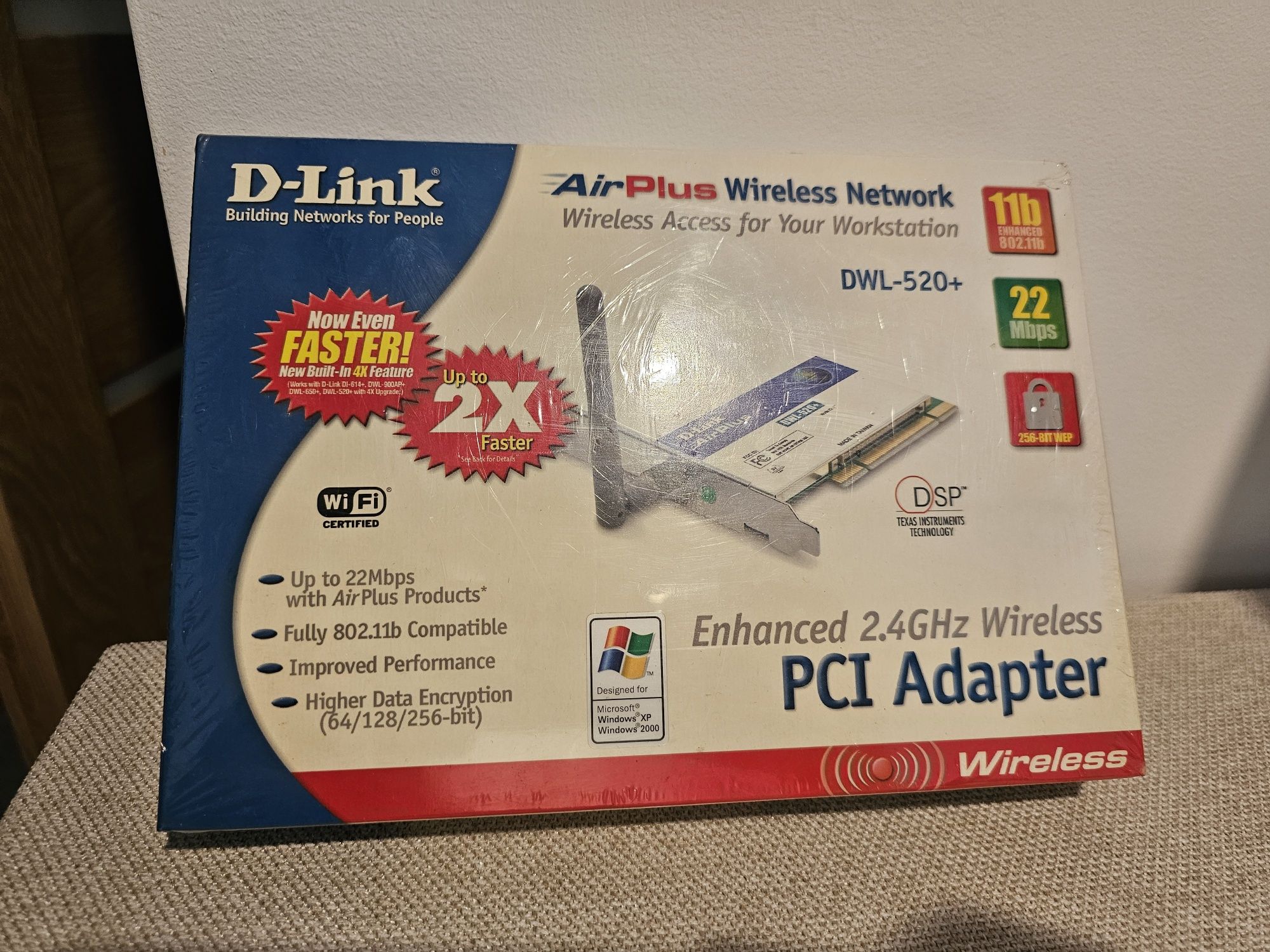 Karta sieciowa D-Link PCI Adapter DWL-520+