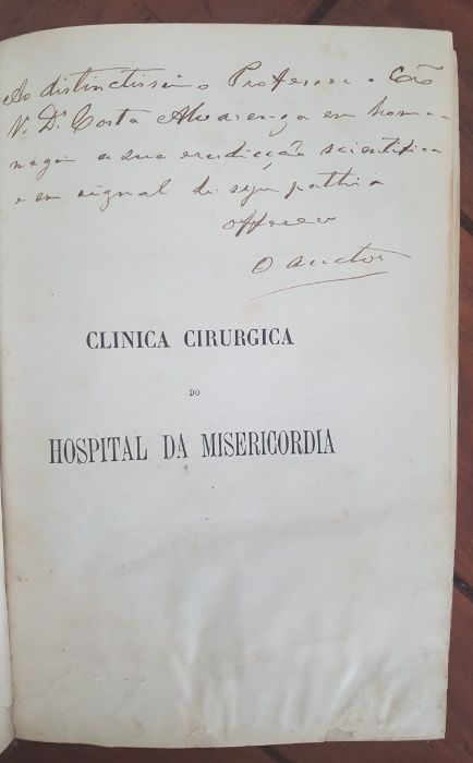 Dr. V. Sabóia - Clínica cirúrgica do Hospital da Misericórdia