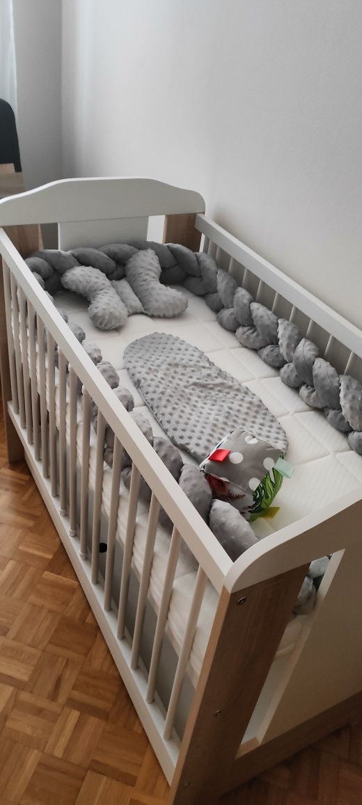 Łóżeczko drewniane Baby-Raj Tosia 60 x 120 cm