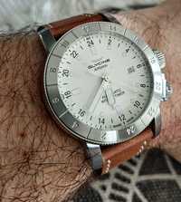 Zegarek męski Swiss Made Glycine Airman Purist World Timer Automatic