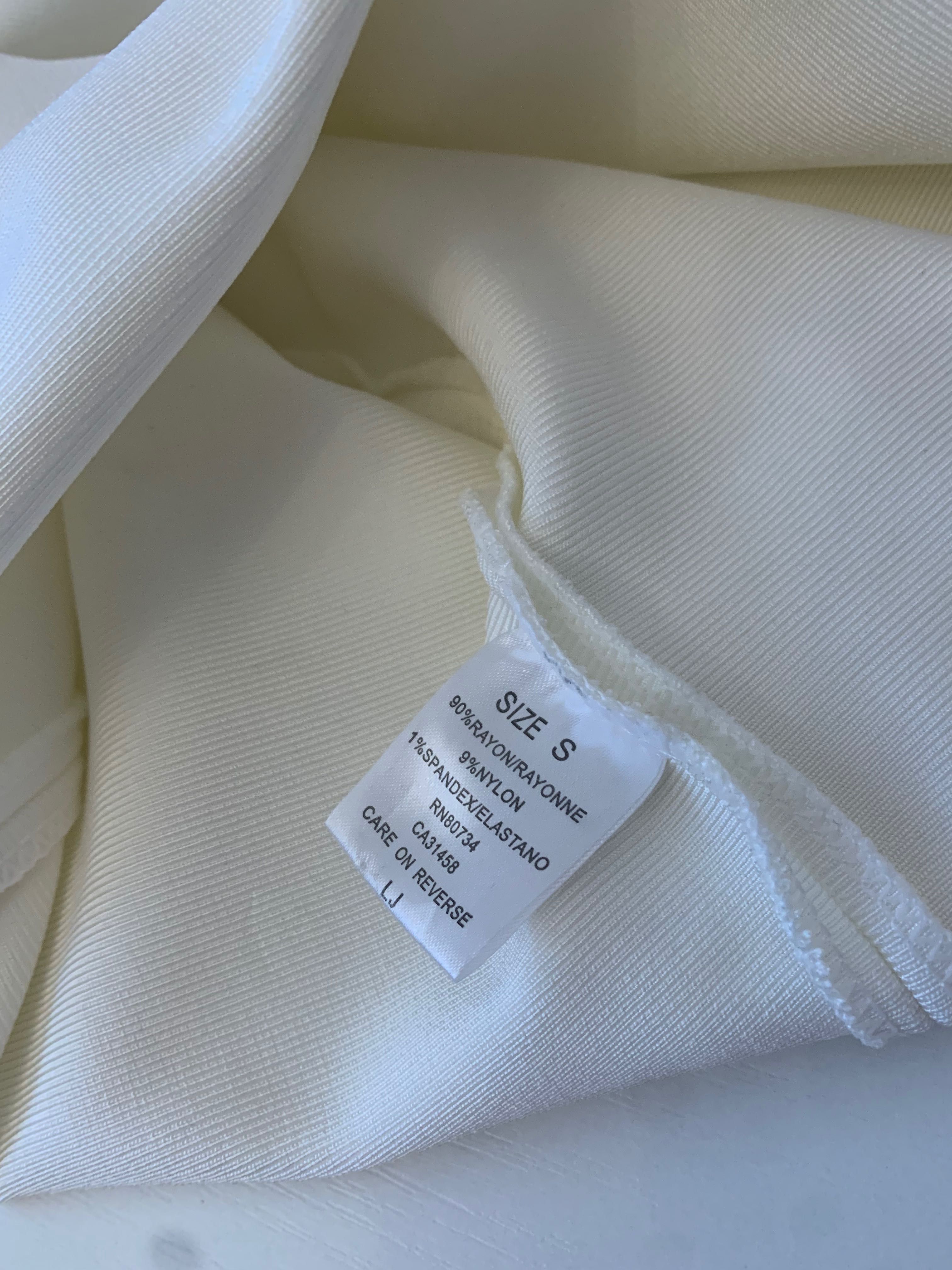 Biała bandażowa sukienka XS Boco Clothing