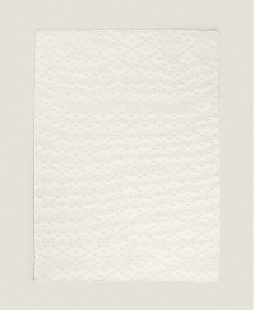 Tapete Algodão E Lã Entrançado Zara Home NOVO