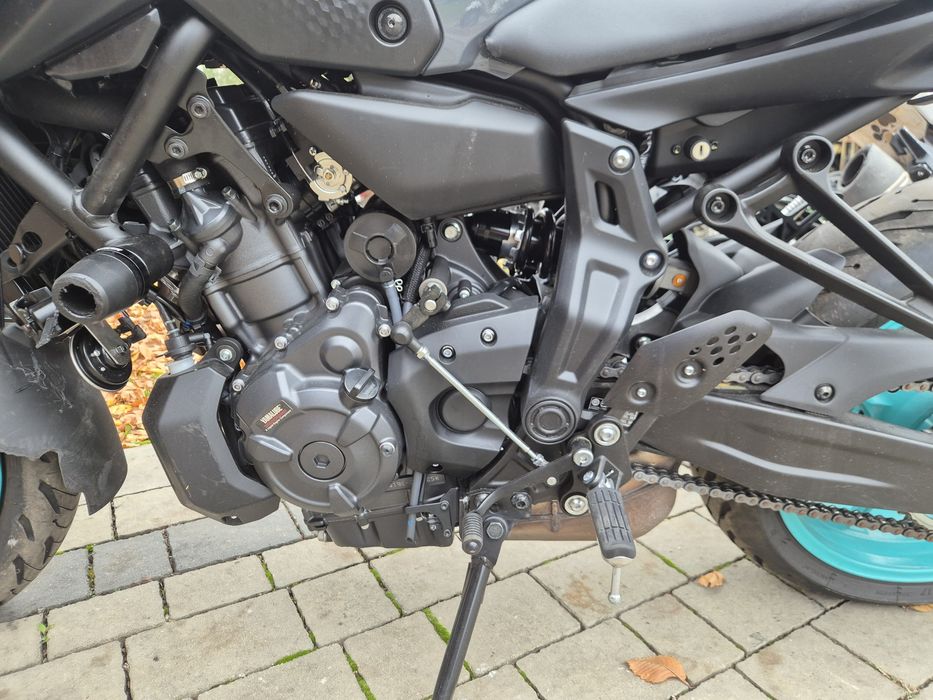 Yamaha MT-07 cyklop 21- silnik swap jak nowy części rama bak
