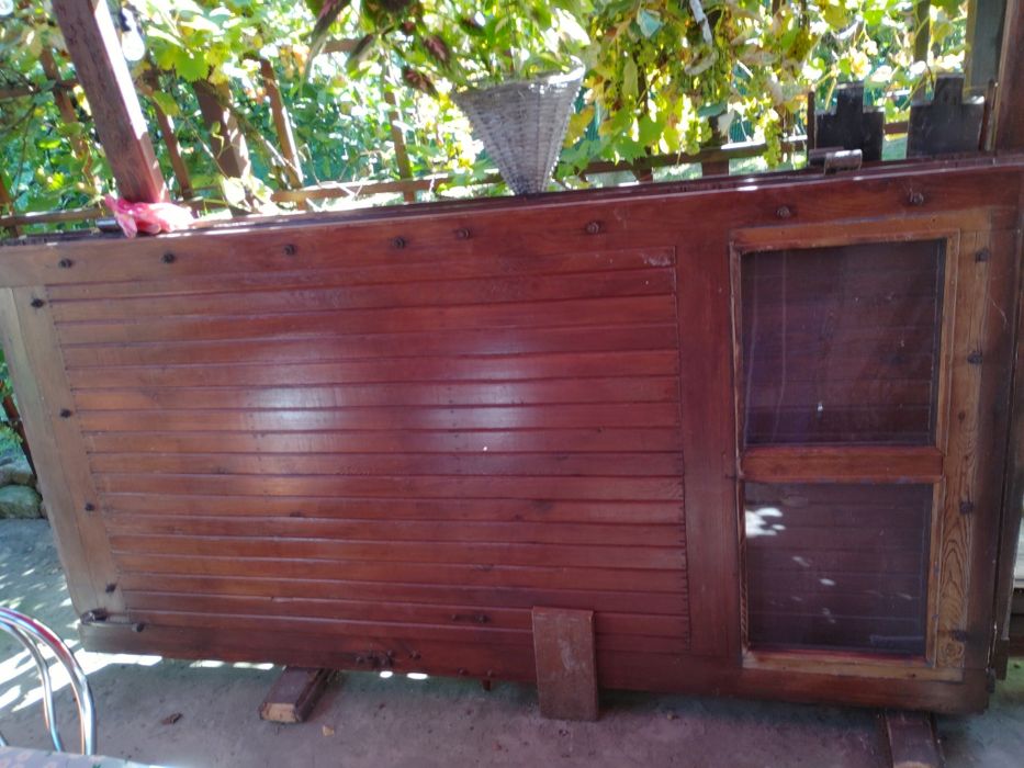 Drzwi garażowe drewniane