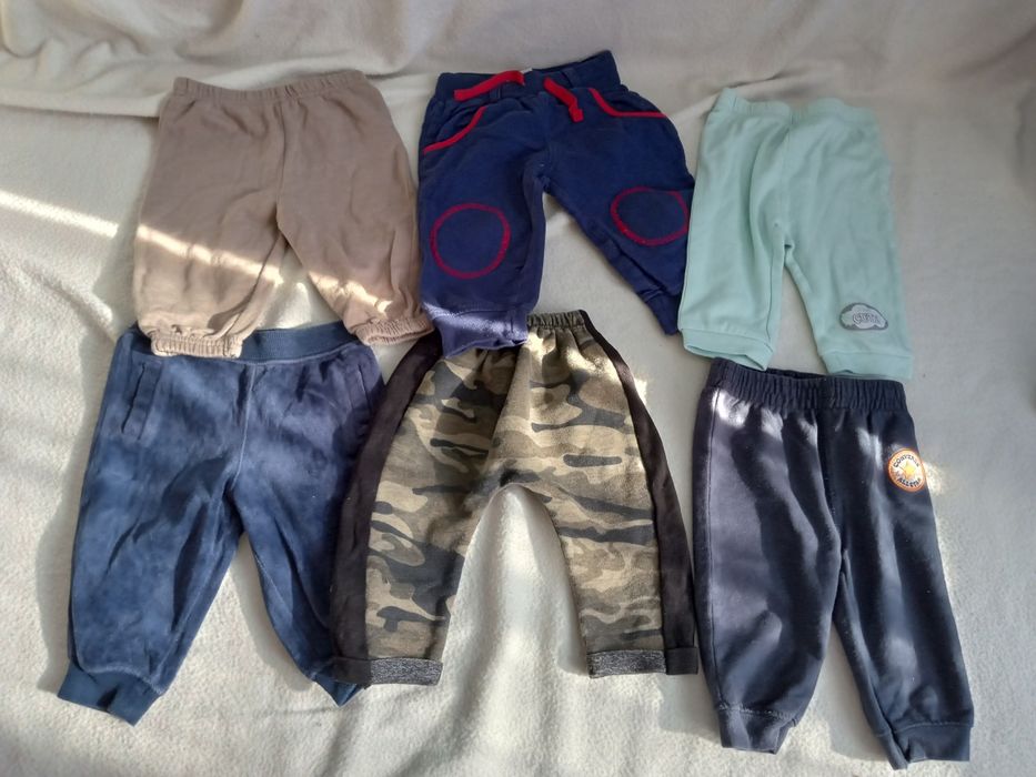 Paka 40 ubranek r.68 jesień zima bdb