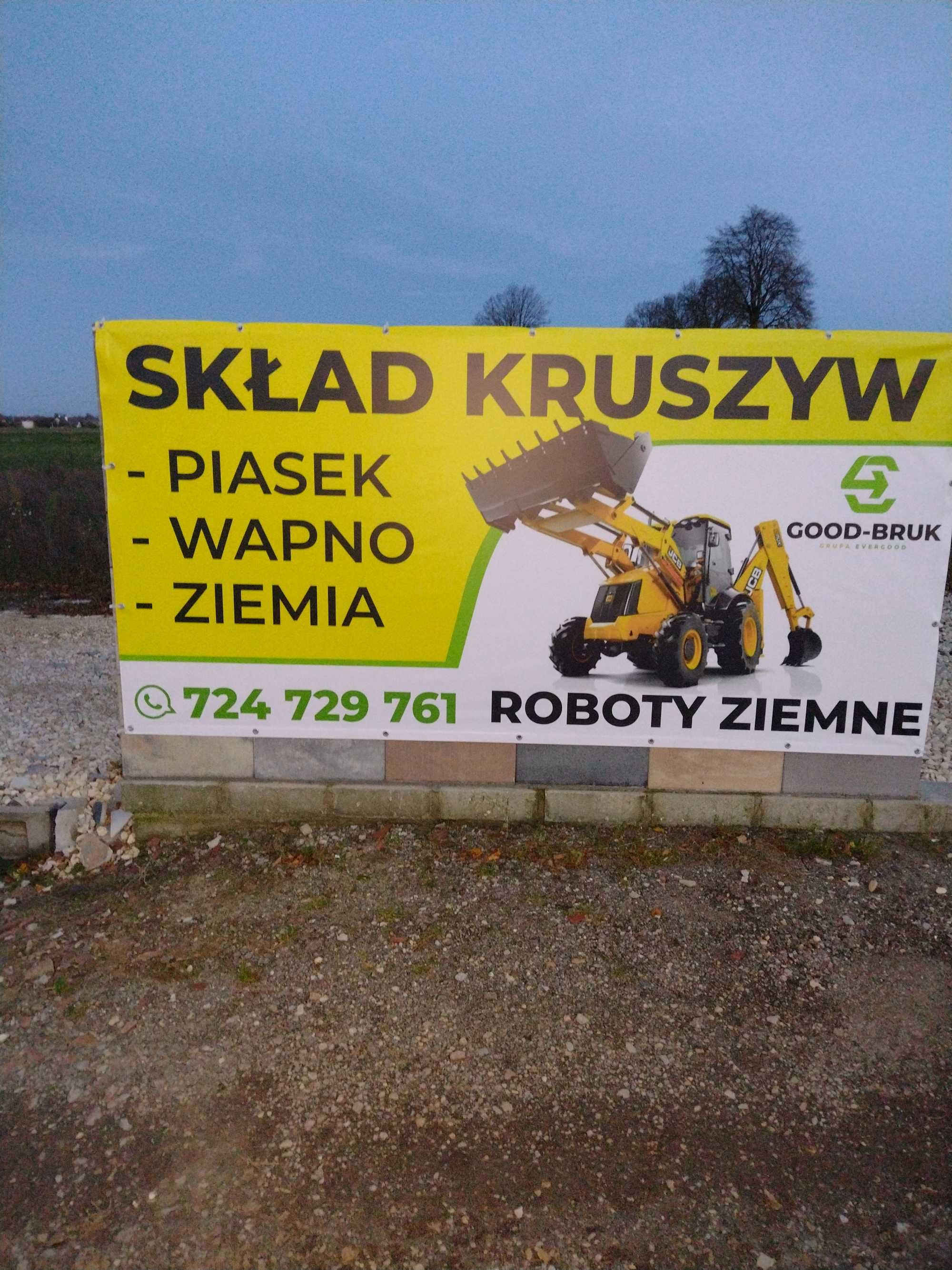 Skład kruszyw Good-bruk Krasik