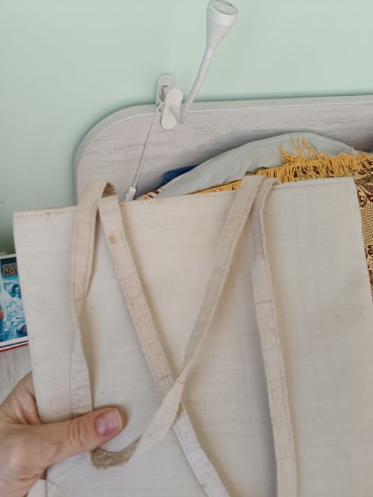 Сумка з тканини з декором, вінтаж, бохо