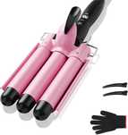TOP4EVER 3 Barrel Curling Iron, 1-calowe narzędzie do stylizacji