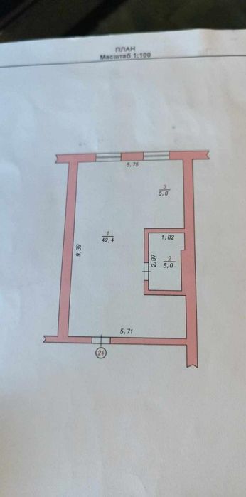 Продаж квартири в Хмельницькому, 1 кімната, 5/15 поверх, 54 м²