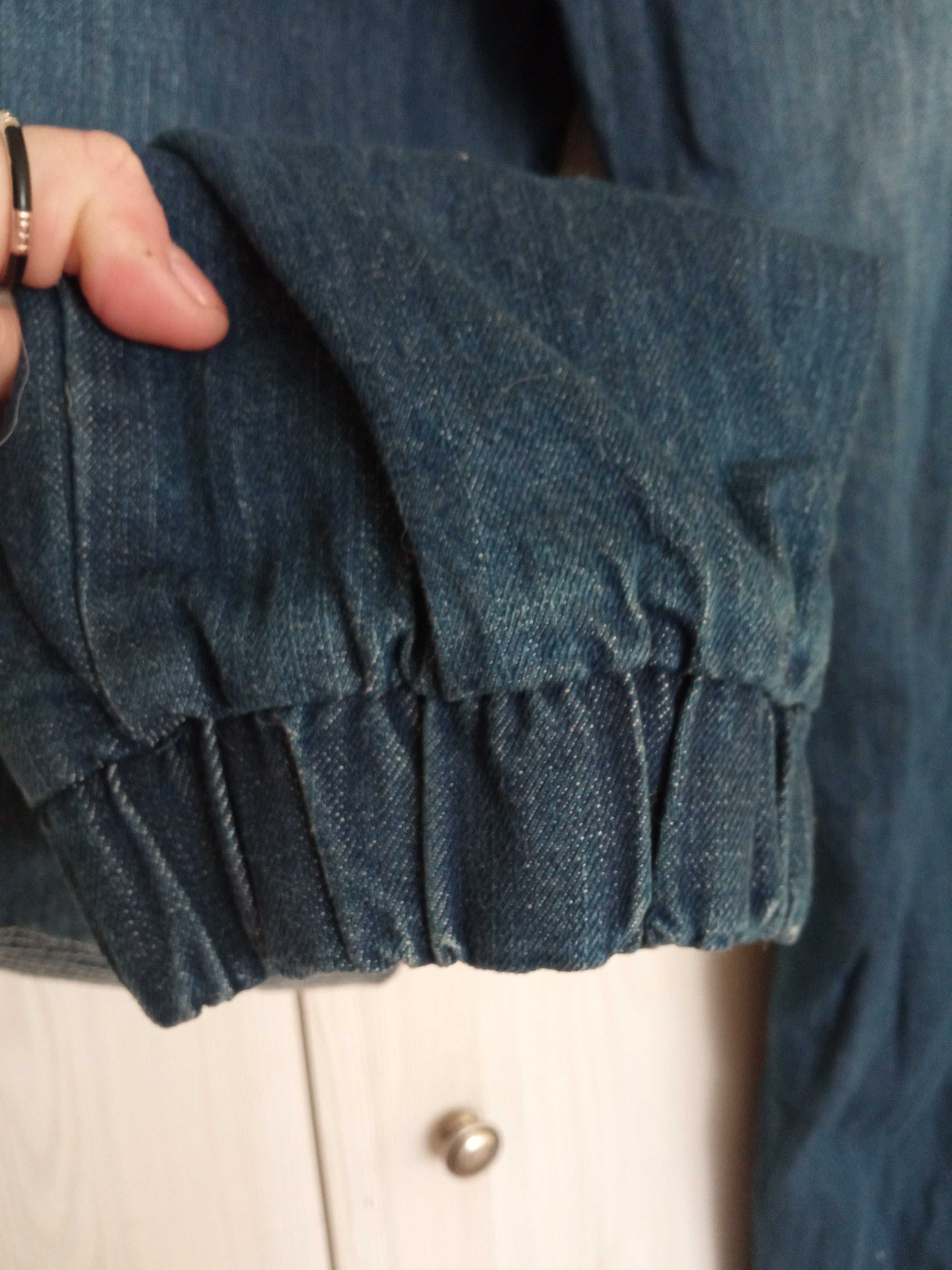 Cool Club spodnie jeansowe 170 ocieplane