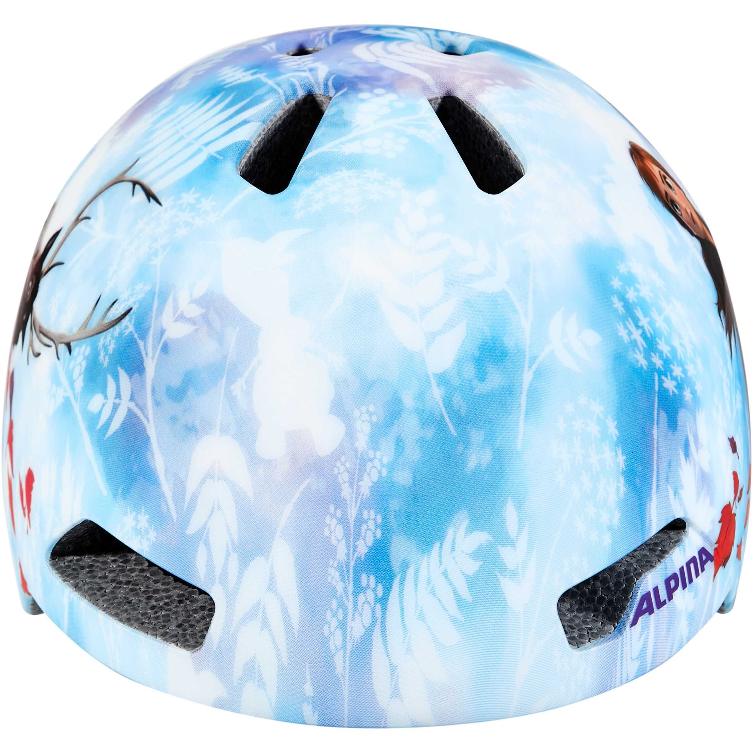 Alpina Hackney Frozen 51 56 kask rowerowy rolki hulajnoga dziewczęcy