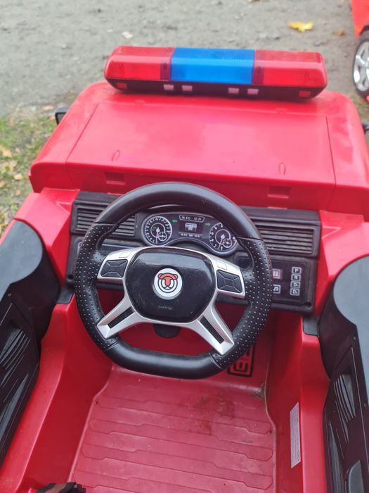 Straż pożarna.  Autko na akumulator