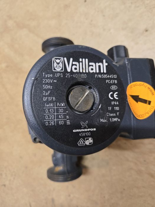 Pompa cyrkulacyjna Vaillant 25/40 180 Nowa