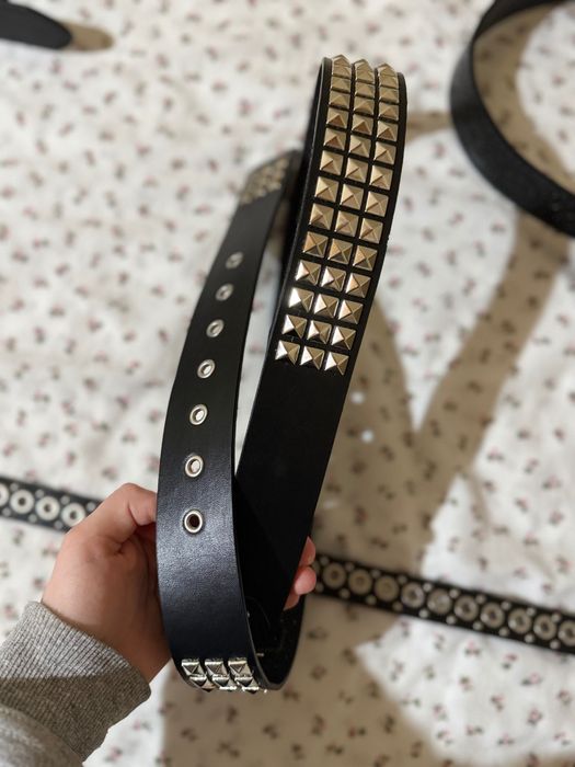 пірамідки ремінь з патронами y2k sk8 bbsimon skater панк goth new rock