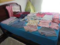 lote de roupa de menina o vestido