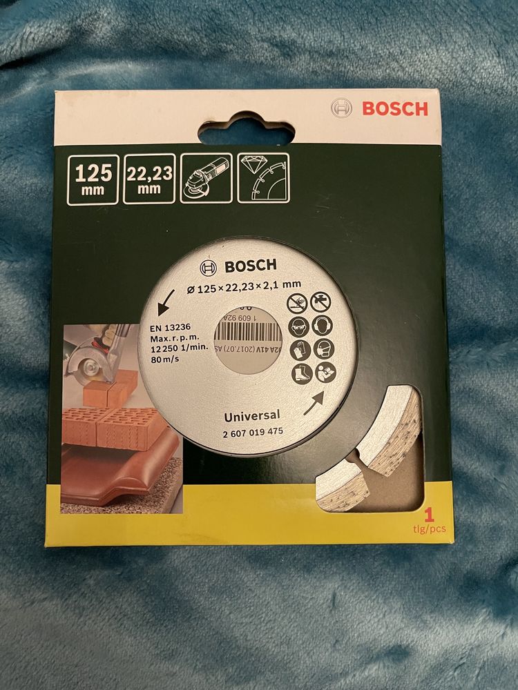 Tarcza diamentowa Bosch 125mm do materiałow budowlanych typu cegla, be