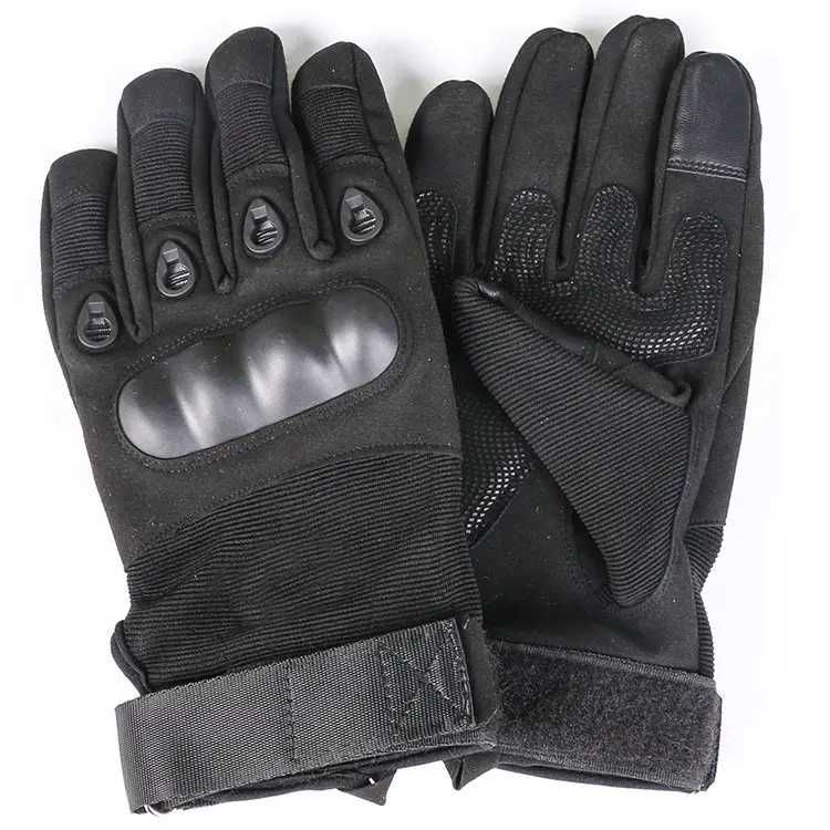 Тактичні рукавички чорні (повнопалі)
