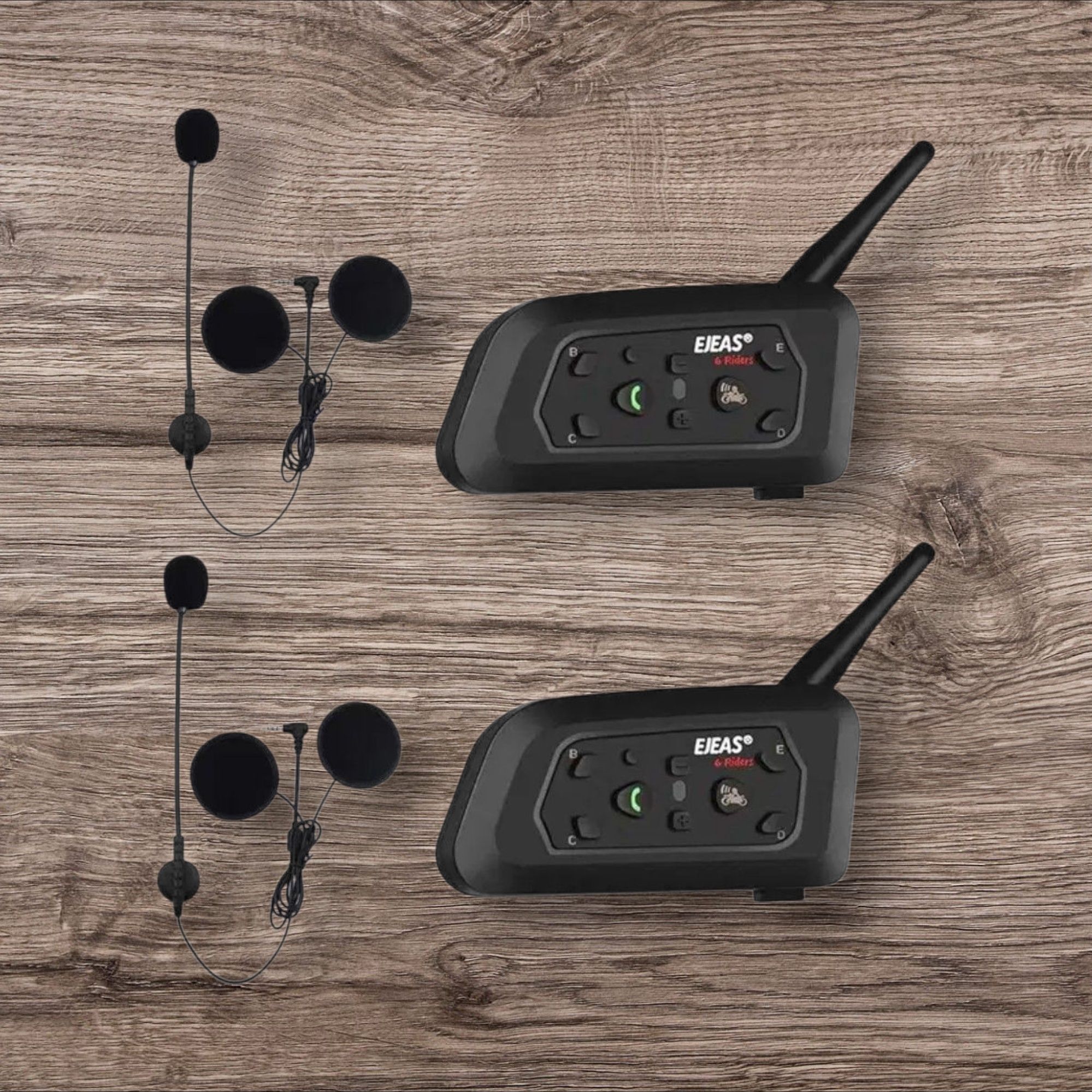 Qaurora V6 BT Interphone 1200m interkom motocyklowy