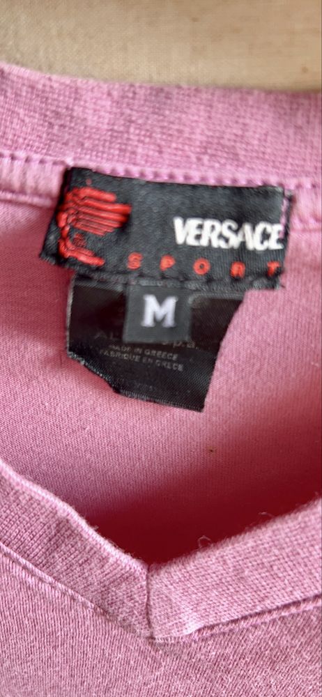T shirt lilás da Versace Sport