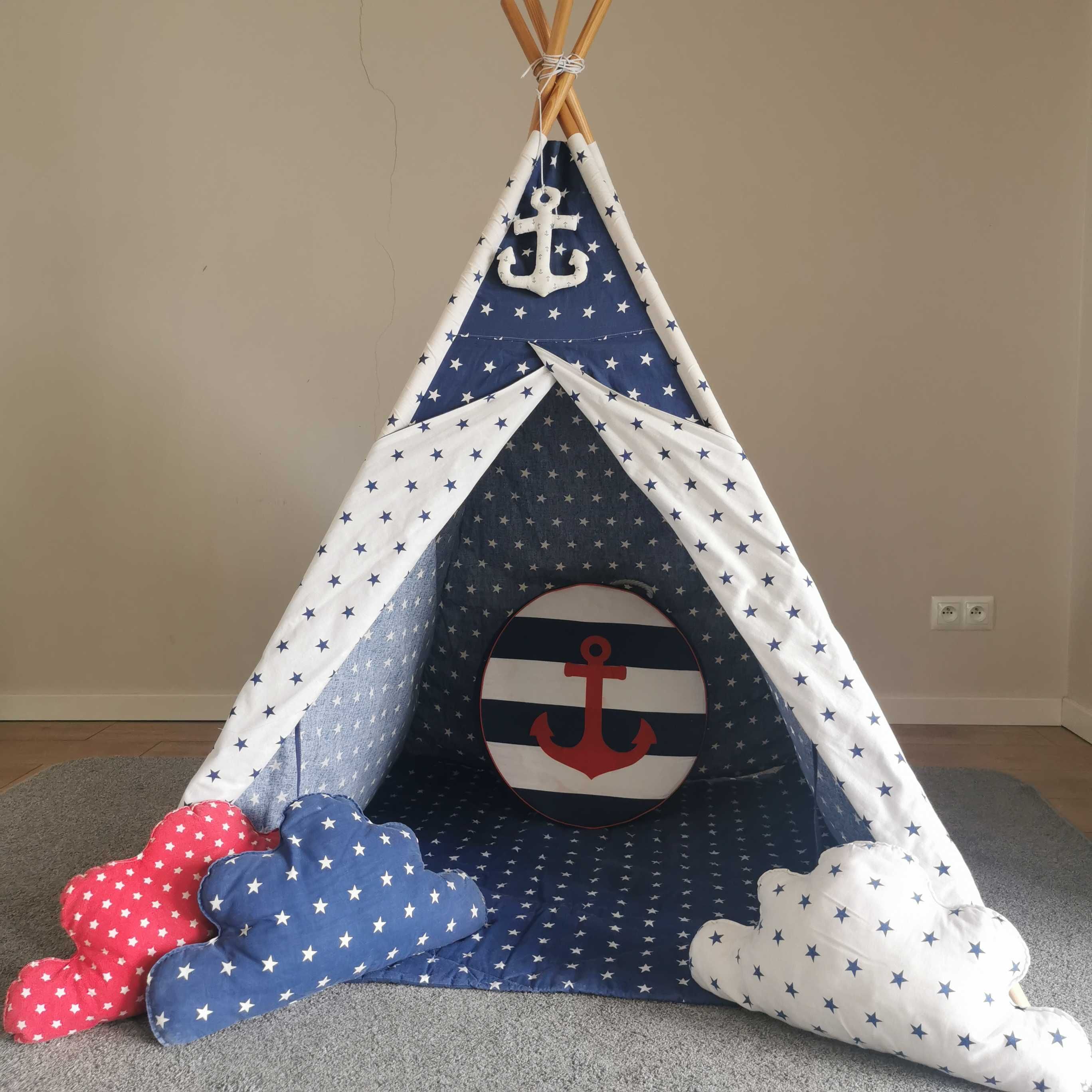 Tipi dla dzieci, namiot  firmy funwithmum, Wielkanoc