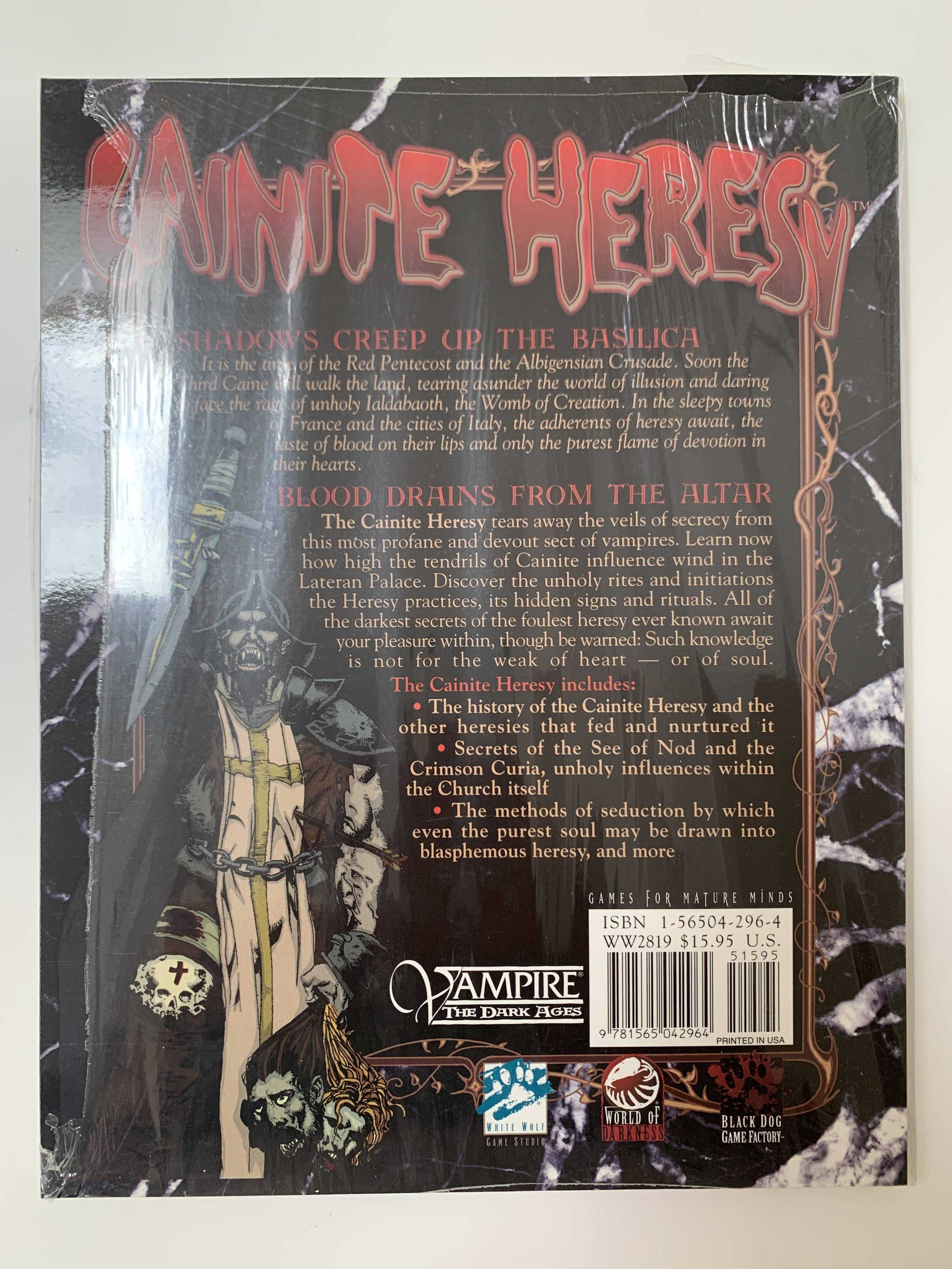 Vampire: The Dark Ages - Cainite Heresy (WW2819), RPG, folia