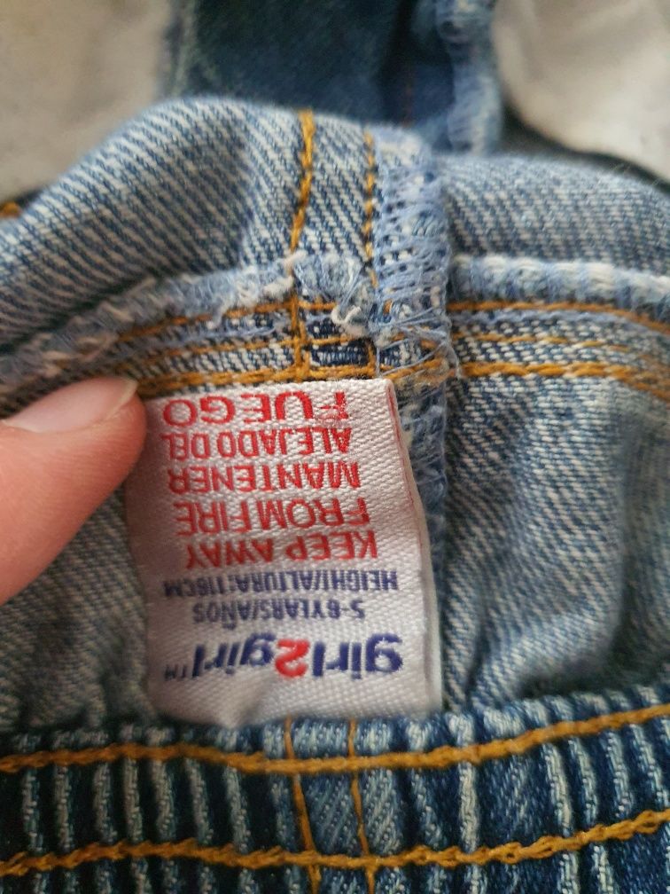 Urocza spódniczka jeans jeansowa dla dziewczynki R.116