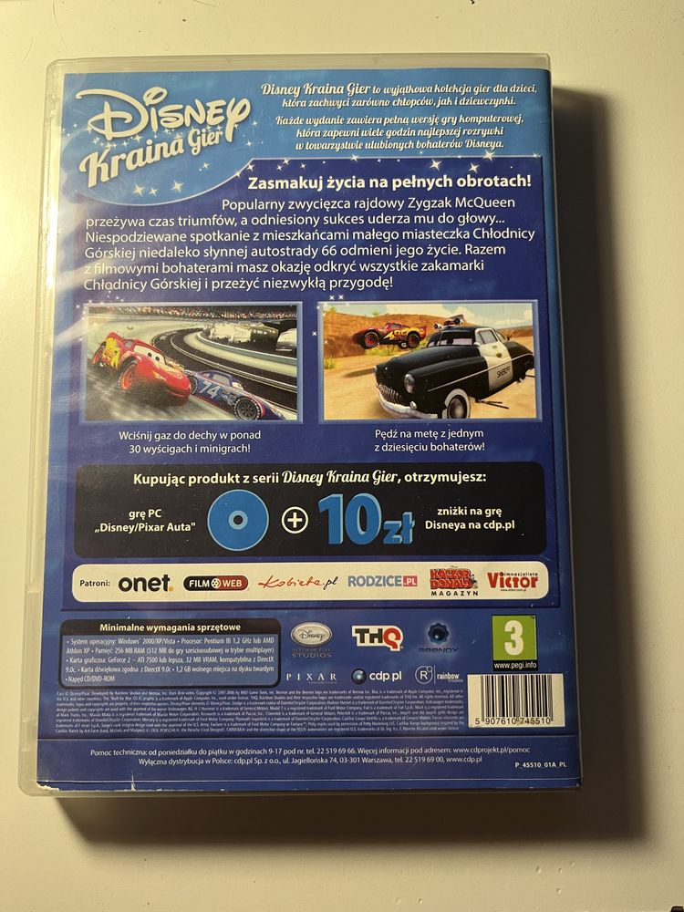 Disney/Pixar Auta gra Pc