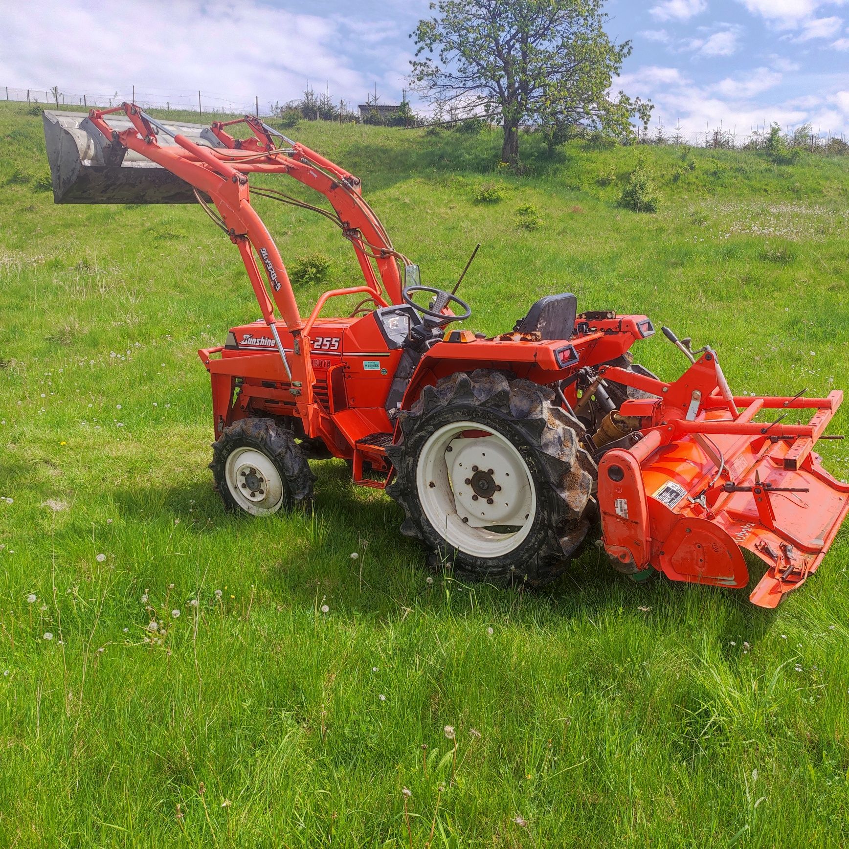 Iseki Kubota John Deere traktorek tur kosiarka bijakowa komunaly