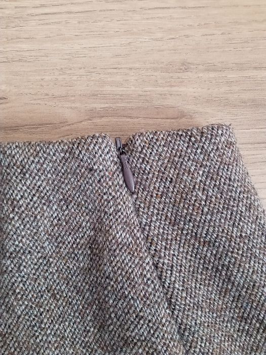 ZARA Basic wełniana spódniczka spódnica mini