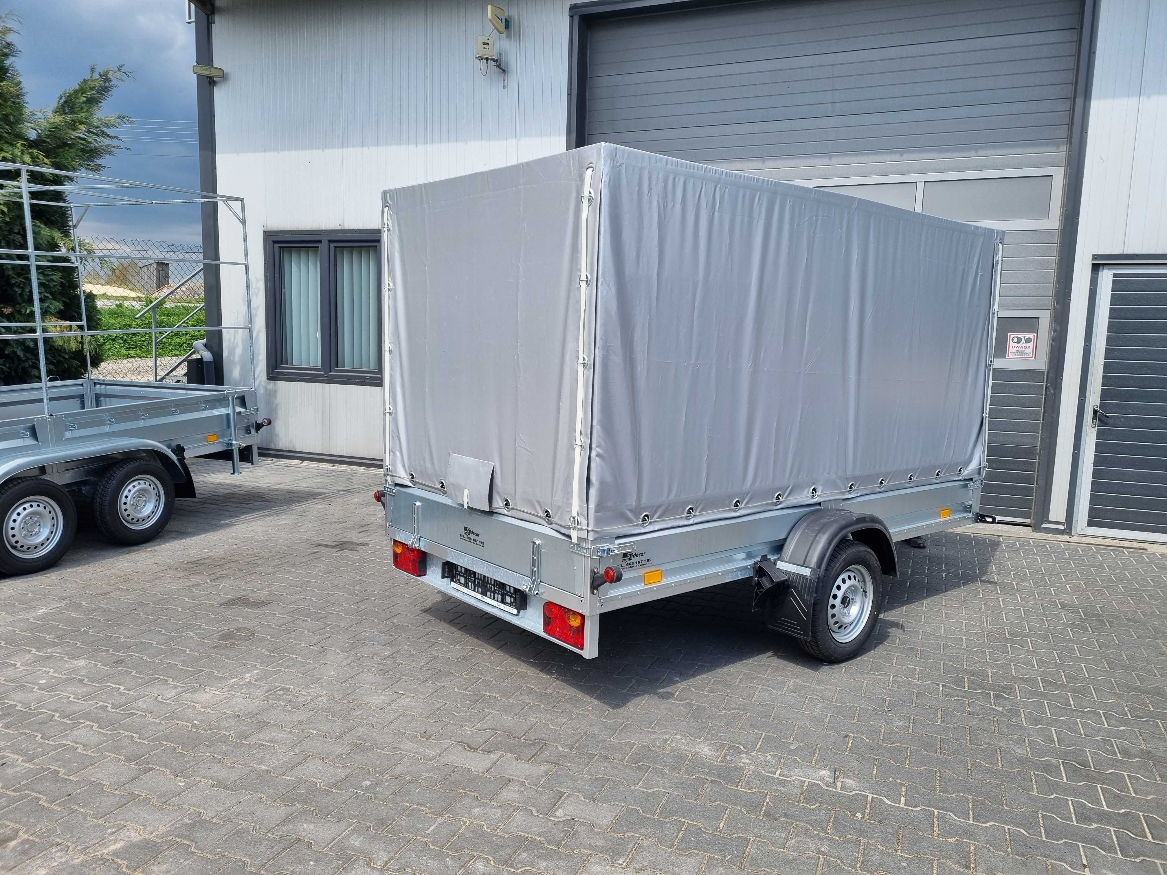 Przyczepka samochodowa Sidecar 300x156 750 kg PRODUCENT