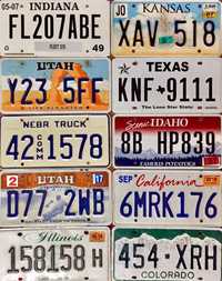 Американские номерные знаки США авто номера USA license plates