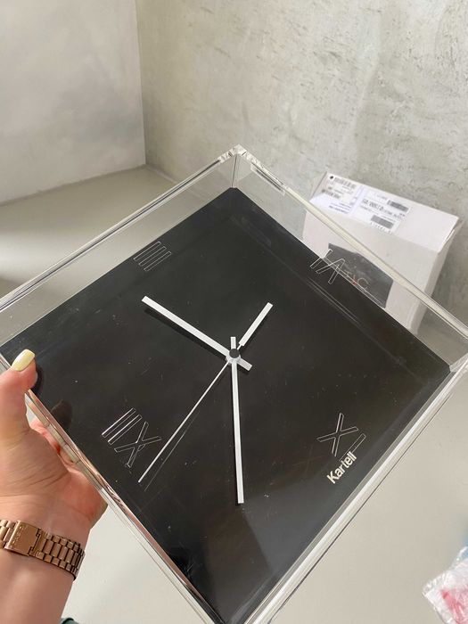 Zegar Kartell Tic&Tac PHILIPPE STARCK design space age akryl zegarek