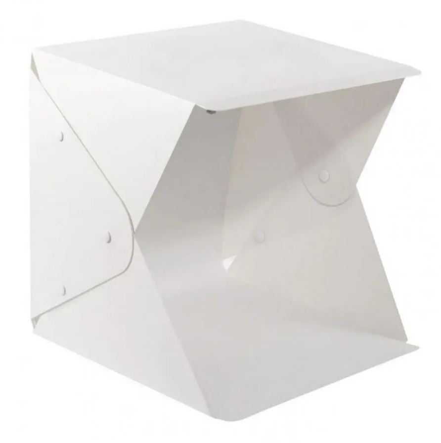 Складний фотобокс з LED підсвічуванням (lightbox) 20см білий
