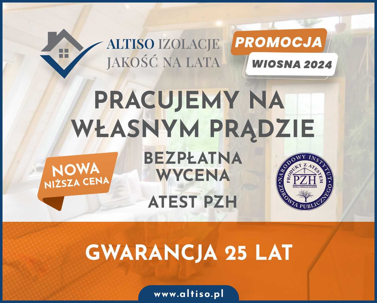 Ocieplanie poddasza pianą PUR, izolacja dachu, ocieplenia pianką