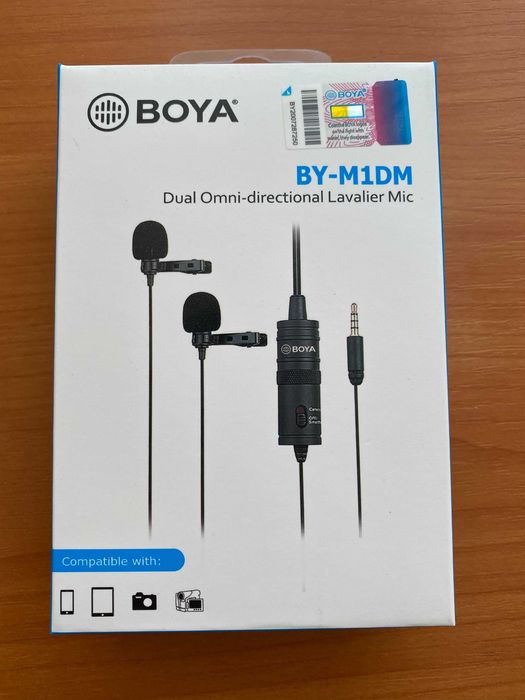 Професійний мікрофон петличний BOYA BY-M1DM 3.5 мм