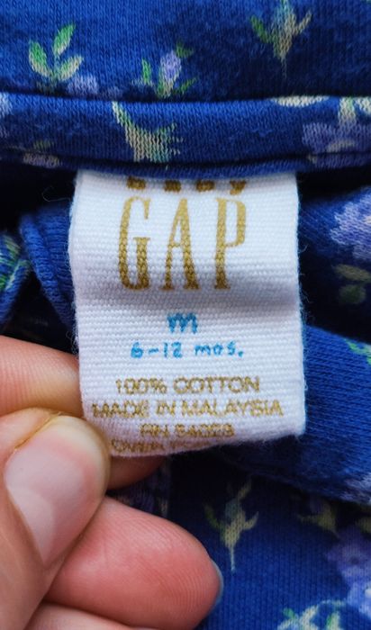 GAP Piżama Pajac Rampers Śpiochy dla dziewczynki r. 6-12mies