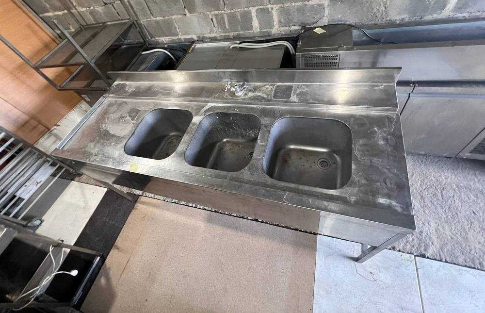 Мойка 3 секції мийка бу нержавейка