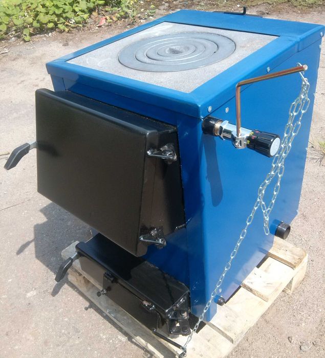 Котли-плити БілЕко-10П твердопаливні одинарні на дровах