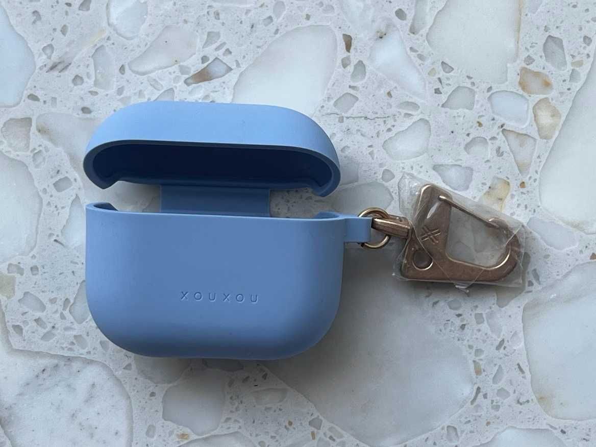 Silicone arctic blue - etui XOUXOU AirPods Case Pro 1st gen 2nd gen