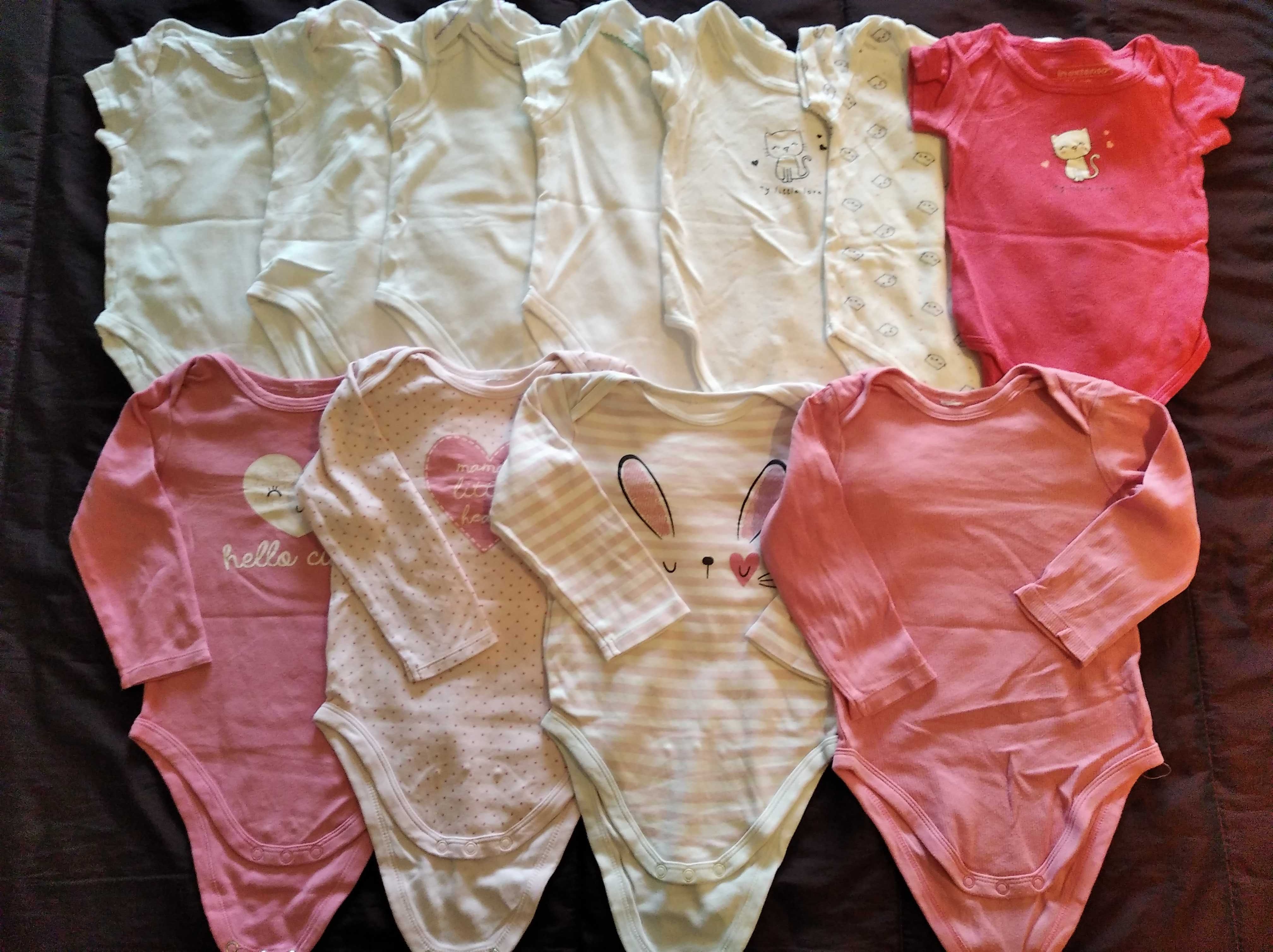 3 lotes de roupa de menina 9 meses - 2 anos